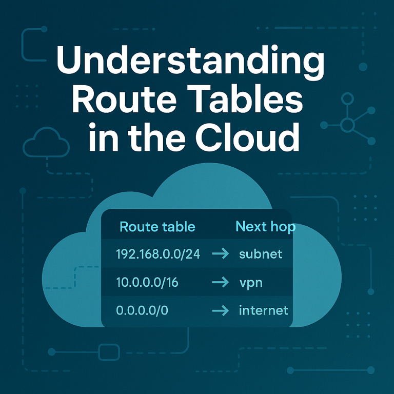 Understanding Route Tables in the Cloud